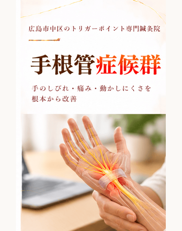 手根管症候群トリガーポイント療法