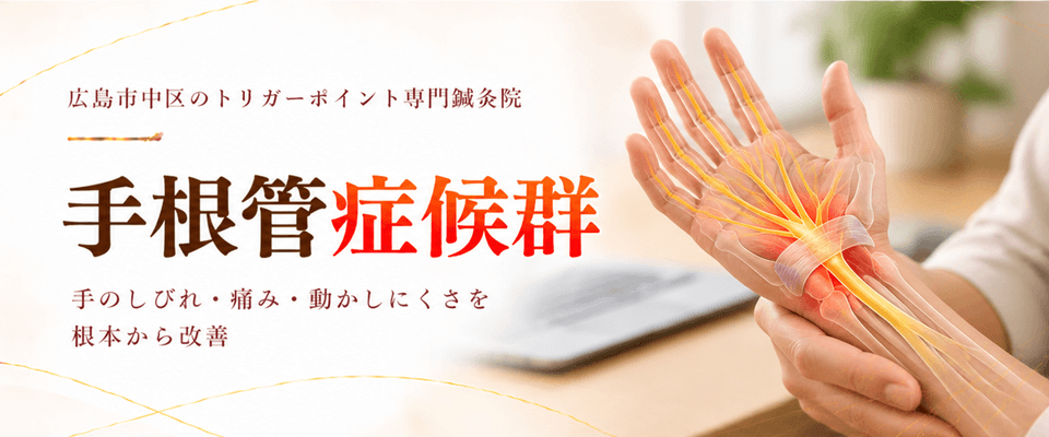 手根管症候群トリガーポイント療法