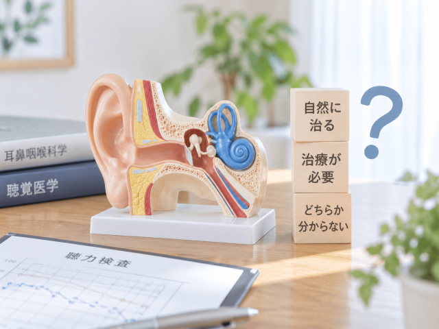 1.突発性難聴が自然に治る可能性