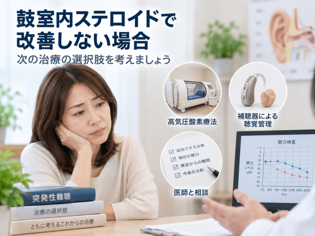 6.鼓室内ステロイドで改善しない場合