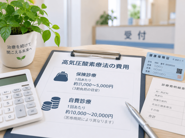 6.高気圧酸素療法の費用と保険適用