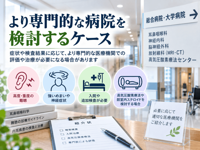 4.より専門的な病院を検討するケース