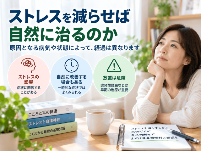 6.ストレスを減らせば自然に治るのか