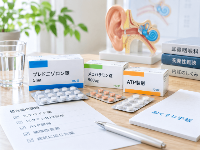 1.突発性難聴で使われる薬