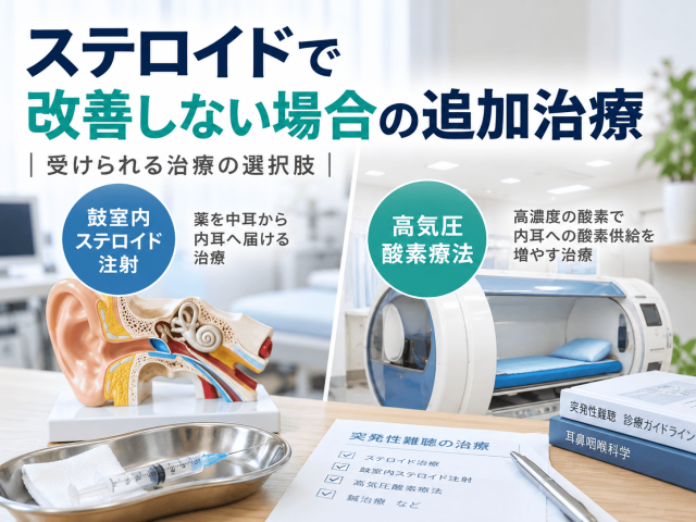 3.ステロイドで改善しない場合の追加治療