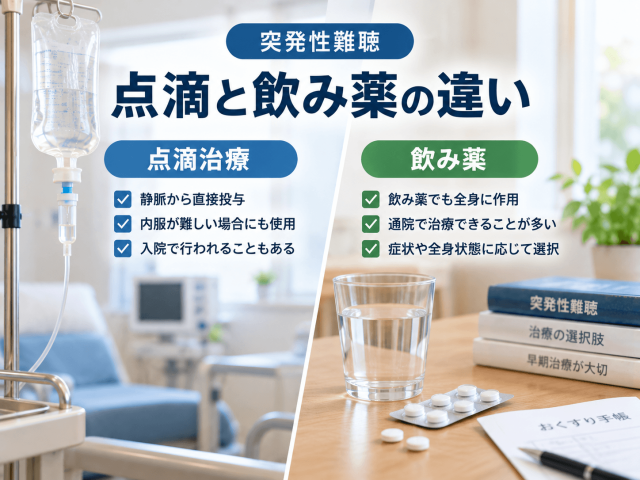 2.点滴と飲み薬の違い