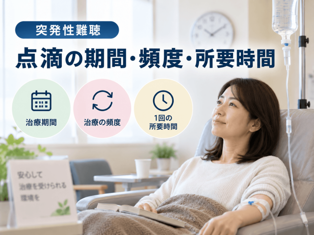 3.点滴の期間・頻度・所要時間