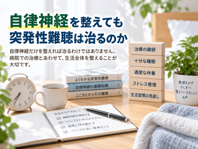 4.自律神経を整えれば突発性難聴は治るのか