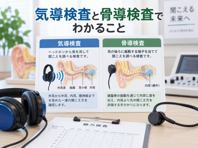 3.気導検査と骨導検査でわかること