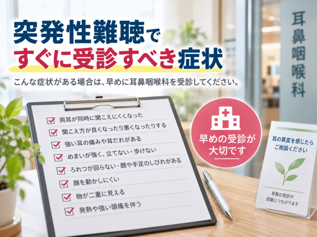 5.速やかな受診が必要な症状