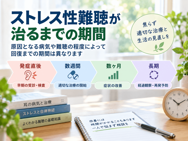5.ストレス性難聴が治るまでの期間