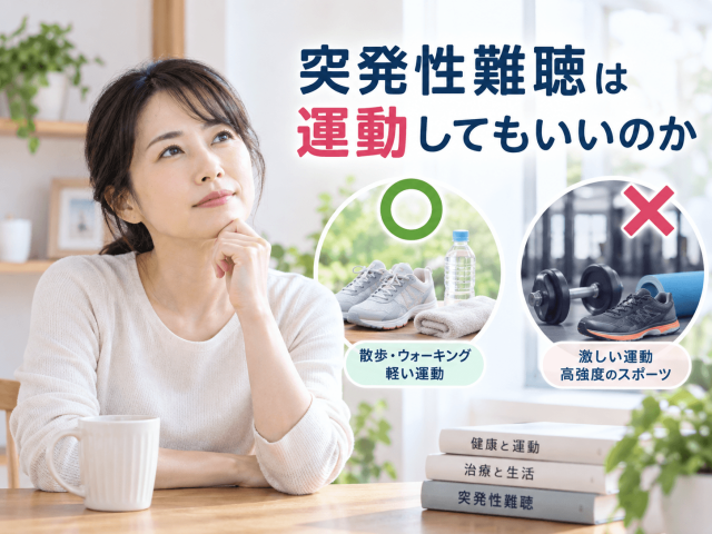 1.突発性難聴は運動してもいいのか