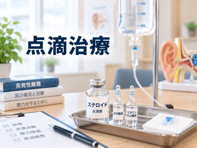 1.突発性難聴の点滴治療