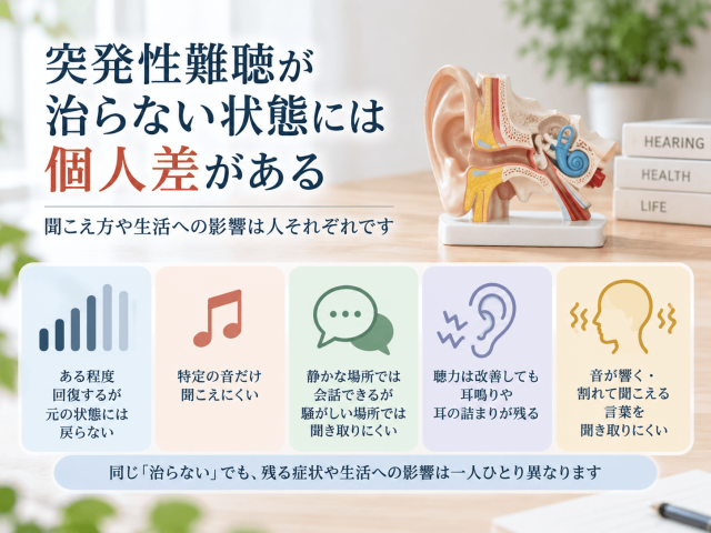 1.治らない状態には個人差がある