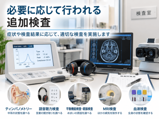 3.必要に応じて行われる追加検査