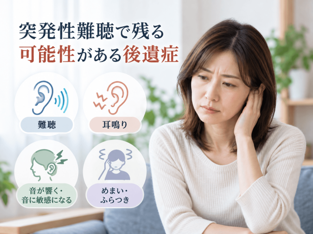 2.治らなかった場合に残る可能性がある後遺症 