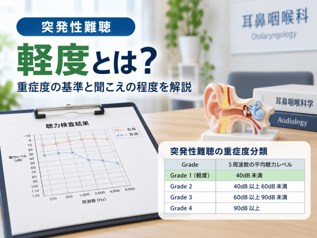 1.突発性難聴の軽度とは