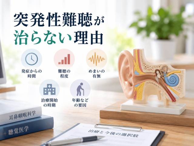 1.突発性難聴が治らない理由 