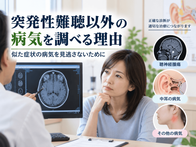 6.突発性難聴以外の病気を調べる理由