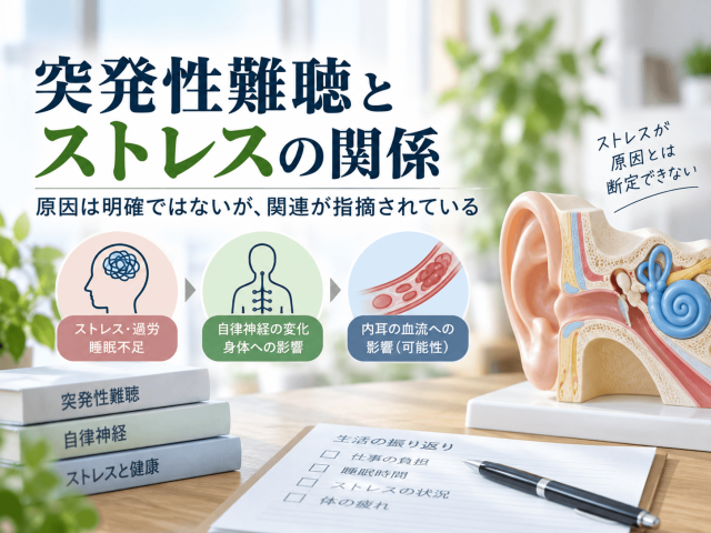 1.突発性難聴とストレスの関係
