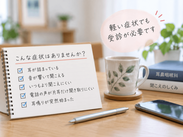 2.軽い症状でも耳鼻咽喉科の受診が必要