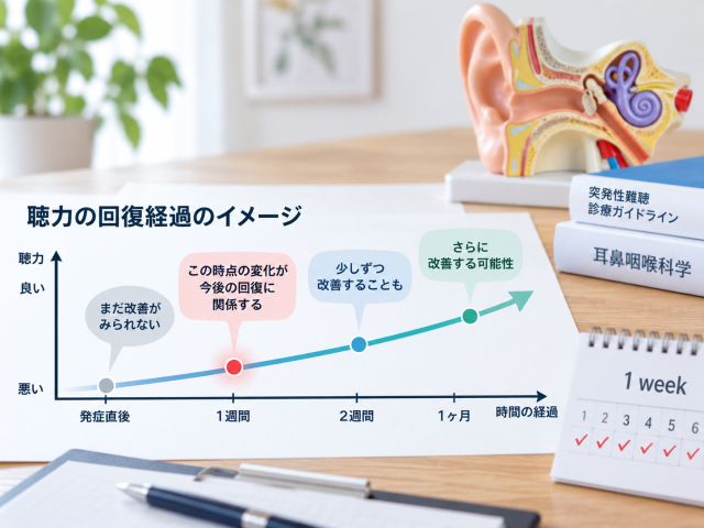 2.突発性難聴が1週間治らないと予後はどうなる？ 