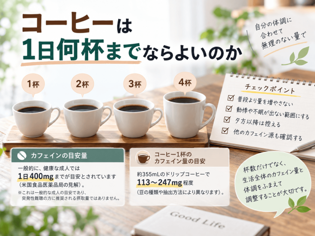 4.コーヒーは1日何杯までならよいのか