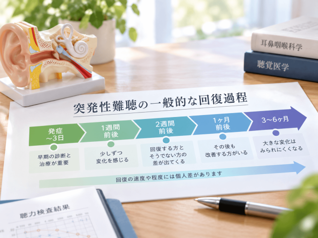 1.突発性難聴の一般的な回復過程