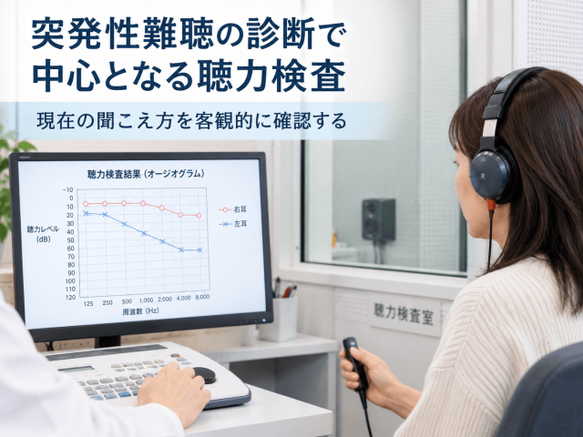 2.突発性難聴の診断で中心となる聴力検査