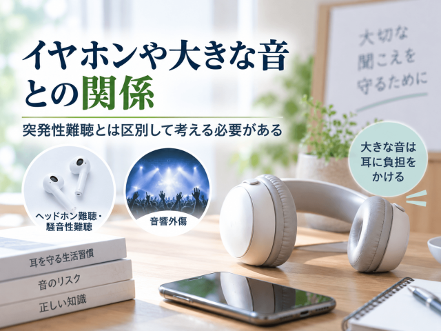 4.イヤホンや大きな音との関係
