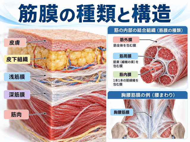 2.筋膜の種類と構造