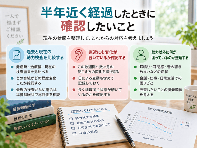 5.半年近く経過したときに確認したいこと