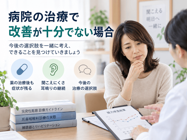 9.病院の治療で改善が十分でない場合