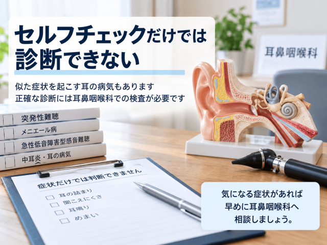4.セルフチェックだけでは診断できない