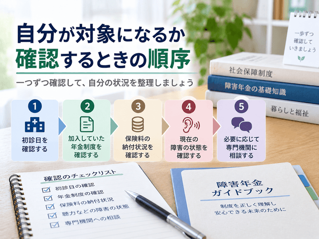 7.自分が対象になるか確認するときの順序