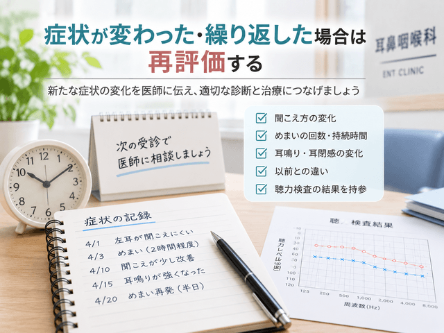 8.症状が変わった・繰り返した場合は再評価する