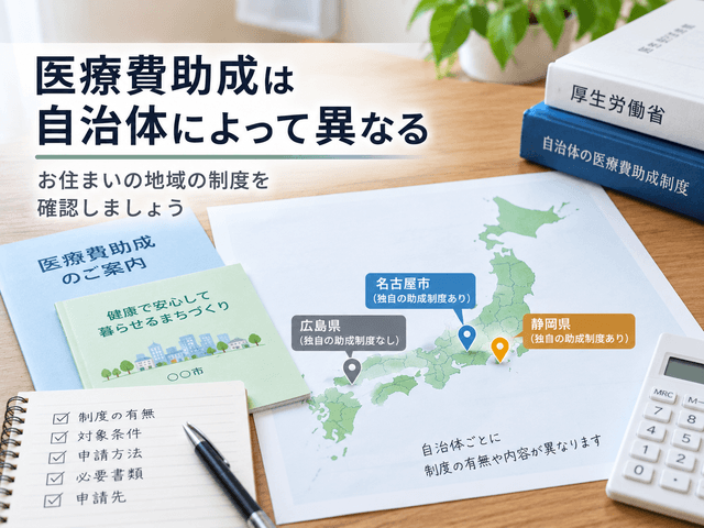 4.医療費助成は自治体によって異なる