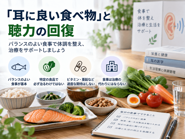 5.「耳に良い食べ物」と聴力の回復