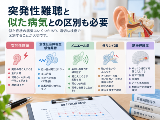 6.突発性難聴と似た病気との区別も必要