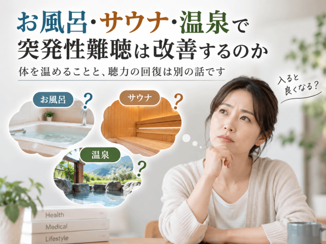5.お風呂・サウナ・温泉で突発性難聴は改善するのか