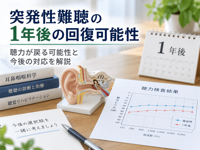 1.突発性難聴の1年後の回復可能性