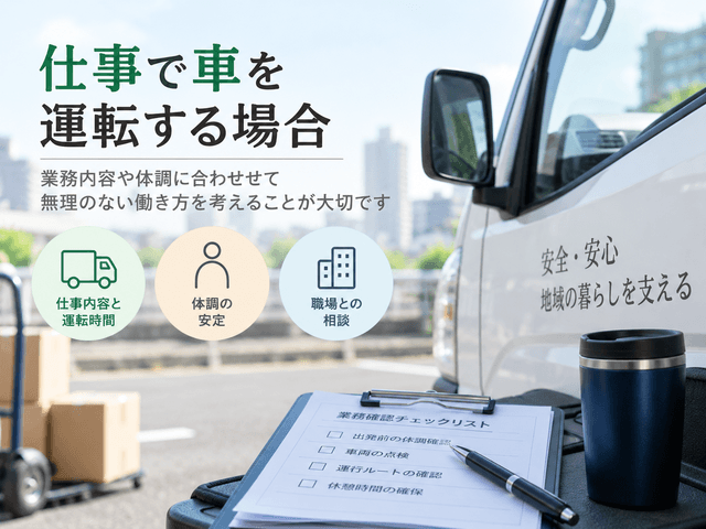 5.仕事で車を運転する場合