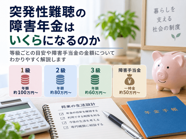 5.突発性難聴の障害年金はいくらになるのか