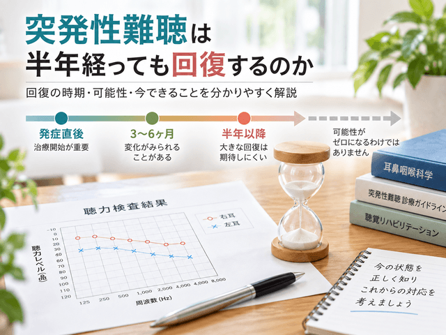 1.突発性難聴は半年経っても回復するのか