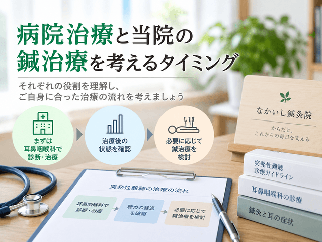6.病院治療と当院の鍼治療を考えるタイミング