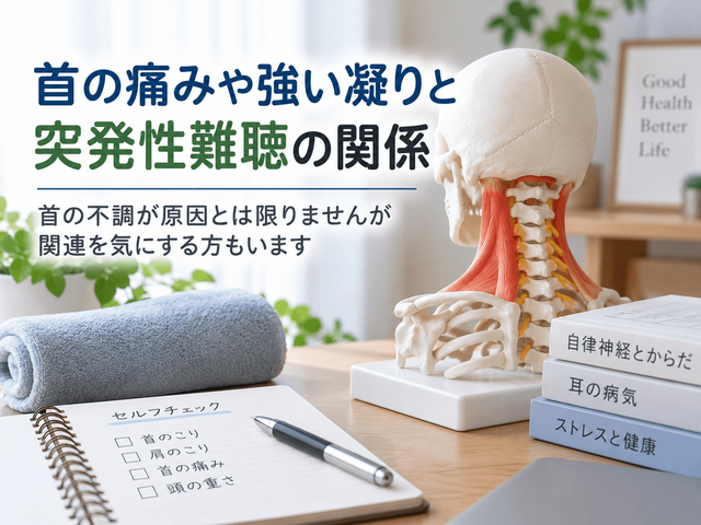 5.首の痛みや強い凝りと突発性難聴の関係