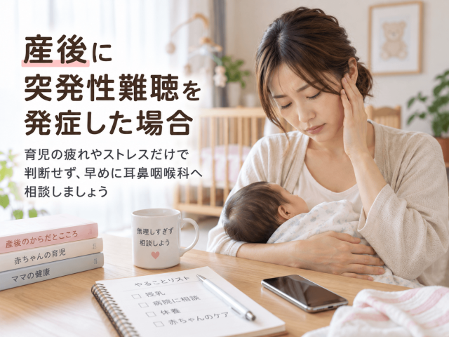 6.産後に突発性難聴を発症した場合
