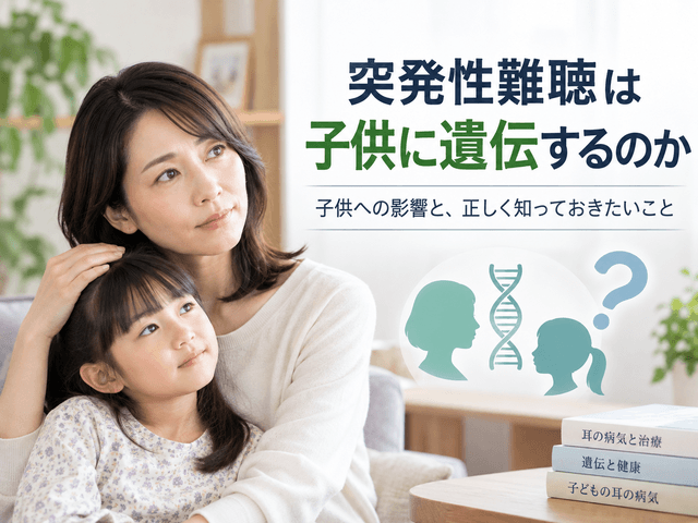 5.突発性難聴は子供に遺伝するのか