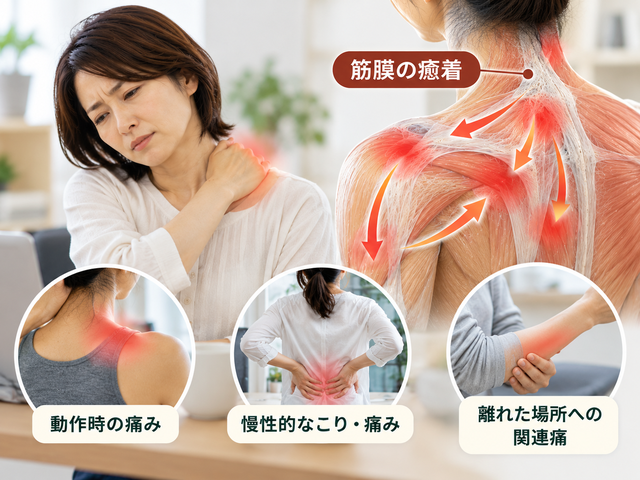 3.筋膜の癒着と痛みの関係