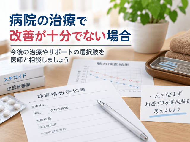 8.病院の治療で改善が十分でない場合